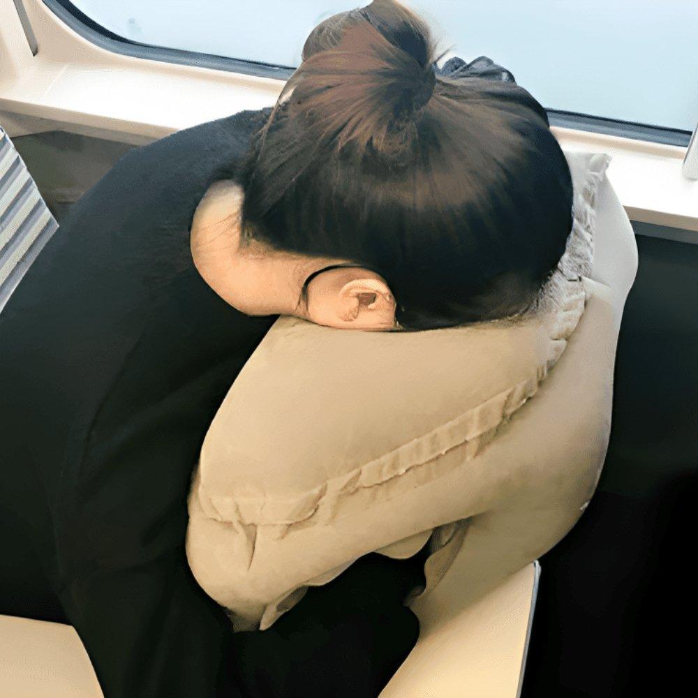 Inflatable air travel pillow fashion