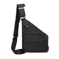 Load image into Gallery viewer, Black Left Anti-Theft Crossbody Bag
